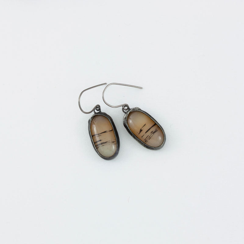 Boucles d'oreilles / Collection grisaille